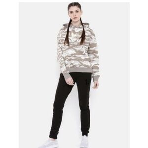 Puma Oversized Bougie Army Print Hoodie
